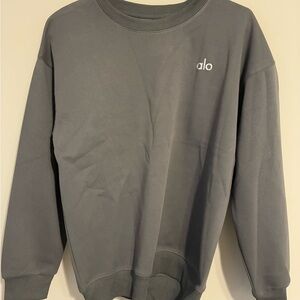ALO Yoga Gray Crewneck Sweater